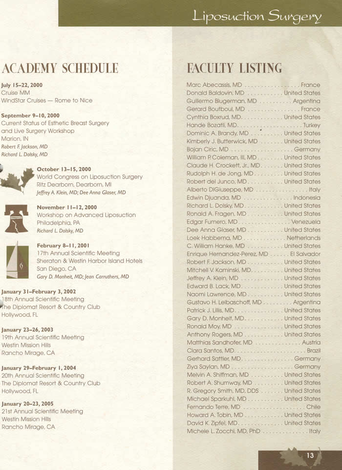 World Congress on Liposuction Surgery 2